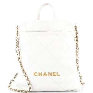 Chanel 22 Chain Backpack Quilted #248425C49B